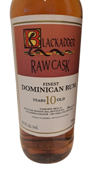 Dominican 10 y.o. Rum Blackadder Raw Cask